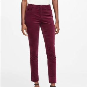 Banana Republic velvet  pants